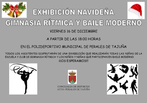 EXHIBICIÓN NAVIDEÑA DE GIMNASIA RÍTMICA Y BAILE MODERNO